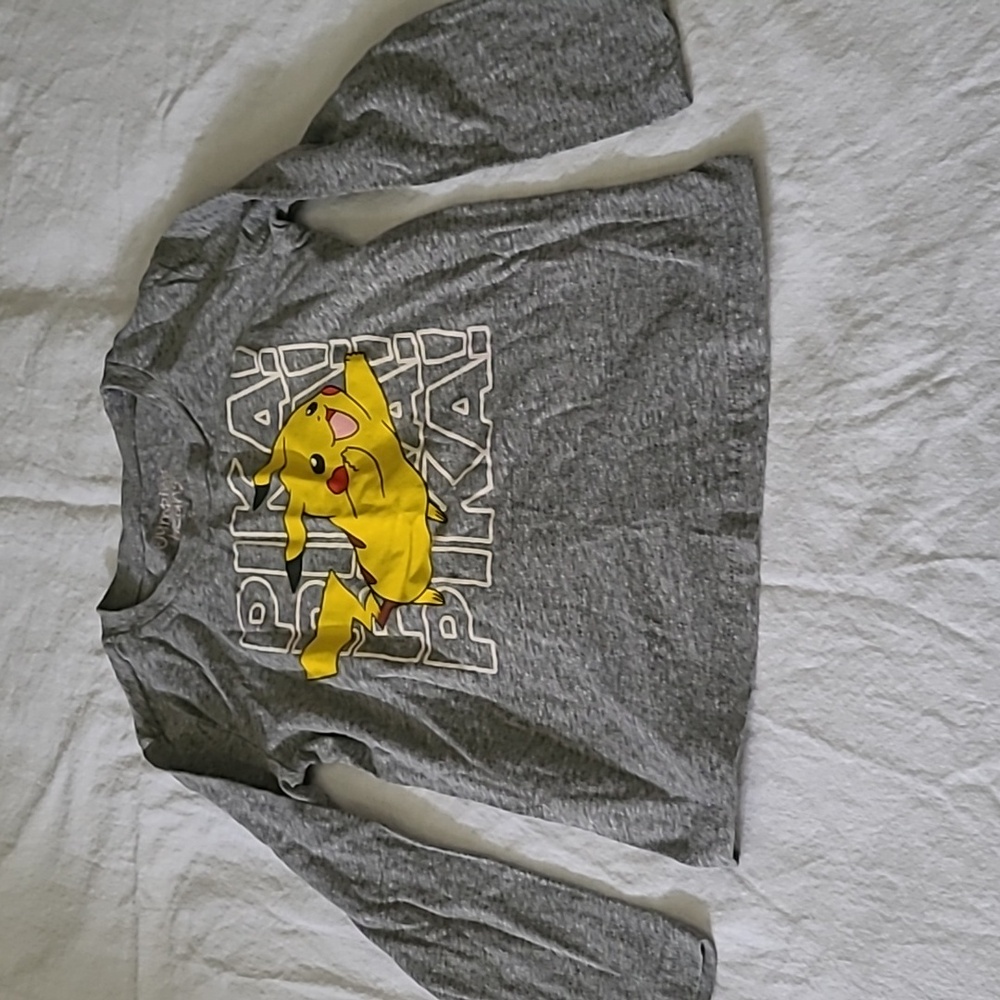 💥 Jumping Beans Boys Size 6 Gray Long Sleeve Shirt Top